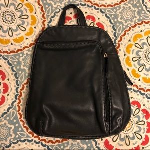 Genuine Leather Backpack Purse